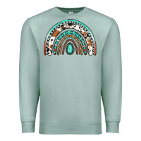 Seafoam Western Rainbow Premium Sweatshirt - Jasminsmagicworld