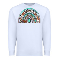 White Western Rainbow Premium Sweatshirt - Jasminsmagicworld