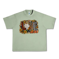 Oil Green Love Fall Urban Heavy Tee - CowhideDigitalArt