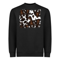 Black cowhide Heavyweight Sweatshirt - RanaPortraitStore