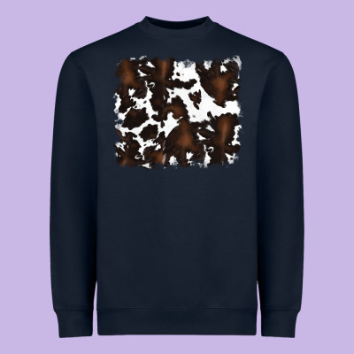 Cowhide Heavyweight Sweatshirt Designed By Ranaportraitstore
