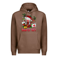 Chestnut christmas nurse life gnome Premium Hoodie - BarkalooDesign