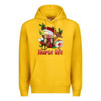 Lemon christmas nurse life gnome Premium Hoodie - BarkalooDesign