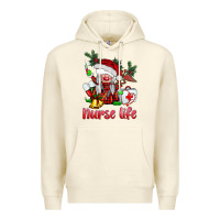 Sandshell christmas nurse life gnome Premium Hoodie - BarkalooDesign