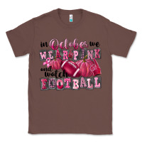 Chestnut in october we wear pink and watch football Classic Tee - FaDigitalArtStudio