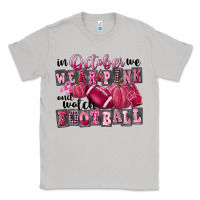 Moon Dust in october we wear pink and watch football Classic Tee - FaDigitalArtStudio