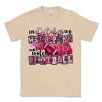 Mushroom in october we wear pink and watch football Classic Tee - FaDigitalArtStudio