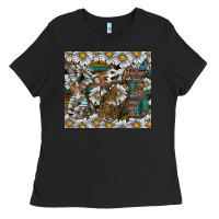 Black Easter Ladies Tee - CowhideDigitalArt