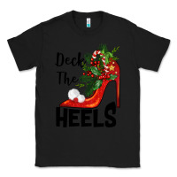 Black deck the heels Christmas Classic Tee - BarkalooDesign