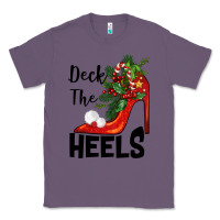 Lavender deck the heels Christmas Classic Tee - BarkalooDesign