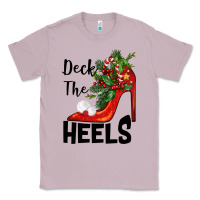 Lilac deck the heels Christmas Classic Tee - BarkalooDesign