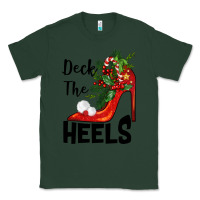 Sports Green deck the heels Christmas Classic Tee - BarkalooDesign