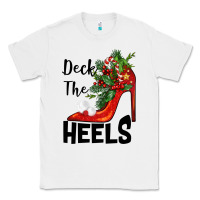 White deck the heels Christmas Classic Tee - BarkalooDesign
