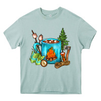 Camping Coffee Heavy Core Tee | Teevron