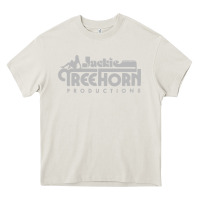 Cream jackie treehorn productions Heavy Core Tee - DesigneFamous