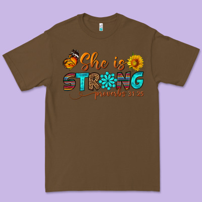 She Is Strong Premium Tee Designed By Bundleandbundleshop