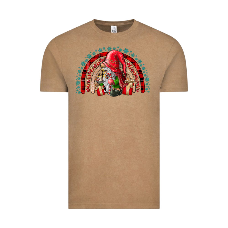 Christmas Gnome Vintage Tee by CowhideDigitalArt | Teevron