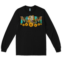 Black charolais cow mom Long Sleeve Tee - LillyAllenDesigns
