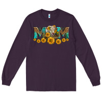 Plum charolais cow mom Long Sleeve Tee - LillyAllenDesigns