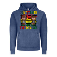 Vintage Denim juneteenth freedom day Vintage Hoodie - Artiststas