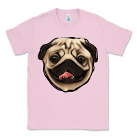 Bubblegum Pink pug Classic Tee - Jasminsmagicworld