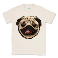 Natural pug Classic Tee - Jasminsmagicworld