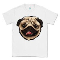 White pug Classic Tee - Jasminsmagicworld