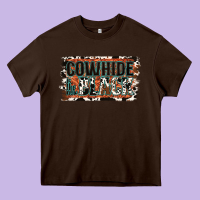 Cowhide Is The New Black Heavy Core Tee Designed By Jasminsmagicworld