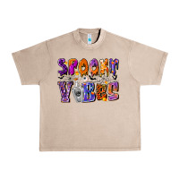 French Oak Spooky Vibes Urban Heavy Tee - CowhideDigitalArt