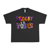 Pigment Black Spooky Vibes Urban Heavy Tee - CowhideDigitalArt