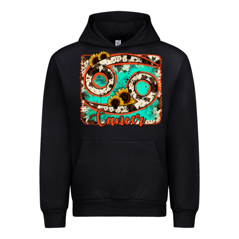 Cancer Turquoise Cowhide Urban Hoodie by RanaPortraitStore | Teevron