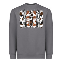 Storm cowhide brushstrokes Heavyweight Sweatshirt - RanaPortraitStore