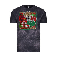 Cloud Black Ho Ho Ho Gnomes Vintage Tee - CowhideDigitalArt