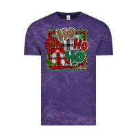 Cloud Purple Ho Ho Ho Gnomes Vintage Tee - CowhideDigitalArt