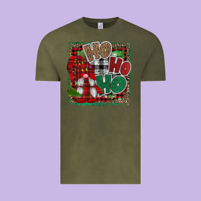 Ho Ho Ho Gnomes Vintage Tee Designed By Cowhidedigitalart