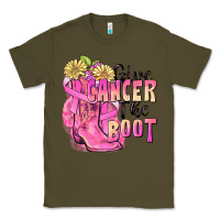 Army Green give cancer the boot Classic Tee - FaDigitalArtStudio