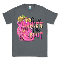 Charcoal Heather give cancer the boot Classic Tee - FaDigitalArtStudio