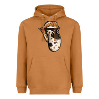 Meerkat Western Leopard Cowhide Tongue Heavyweight Hoodie - Jasminsmagicworld