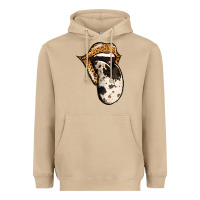 Mushroom Western Leopard Cowhide Tongue Heavyweight Hoodie - Jasminsmagicworld