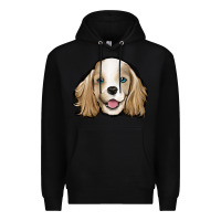 Black cocker spaniel Premium Hoodie - Jasminsmagicworld
