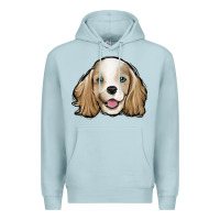 Blue Mist cocker spaniel Premium Hoodie - Jasminsmagicworld
