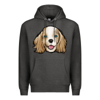 Charcoal Heather cocker spaniel Premium Hoodie - Jasminsmagicworld