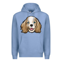 Colony Blue cocker spaniel Premium Hoodie - Jasminsmagicworld