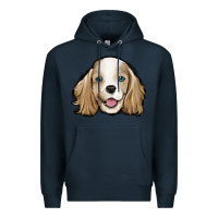 Navy cocker spaniel Premium Hoodie - Jasminsmagicworld