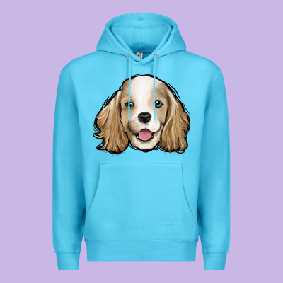 Cocker Spaniel Premium Hoodie Designed By Jasminsmagicworld