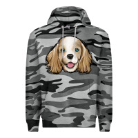 Slate Camo cocker spaniel Premium Hoodie - Jasminsmagicworld
