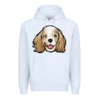 White cocker spaniel Premium Hoodie - Jasminsmagicworld
