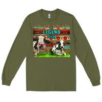Army Green So Legend Dairy Long Sleeve Tee - LillyAllenDesigns