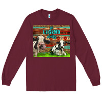 Burgundy So Legend Dairy Long Sleeve Tee - LillyAllenDesigns