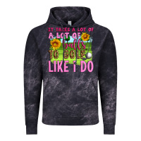 Cloud Black it takes a lot of a lot of balls to golf like i do Vintage Hoodie - Artiststas